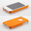 PDA-IPH46D / ラバーコーティングハードケース（iPhone 4S/4用・オレンジ）