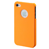 PDA-IPH46D / ラバーコーティングハードケース（iPhone 4S/4用・オレンジ）