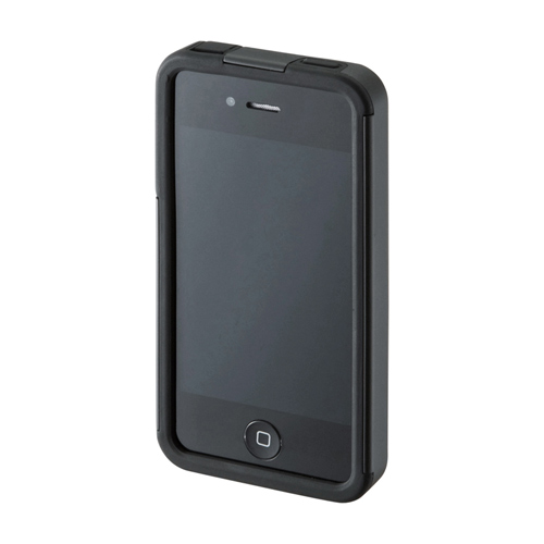 PDA-IPH47BK / iPhone 4S用プロテクトケース（ブラック）