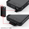 PDA-IPH47BK / iPhone 4S用プロテクトケース（ブラック）