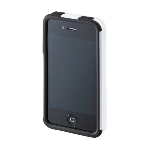 PDA-IPH47W / iPhone 4S用プロテクトケース（ホワイト）