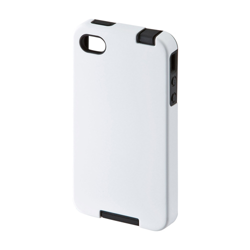 PDA-IPH47W / iPhone 4S用プロテクトケース（ホワイト）