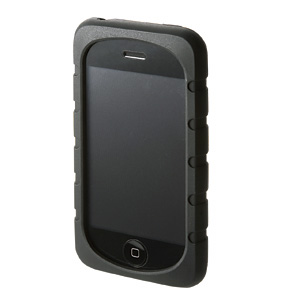 PDA-IPH60BK / iPhoneシリコンケース（ブラック）