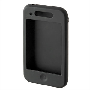 PDA-IPH62BK / iPhoneシリコンケース(ブラック)