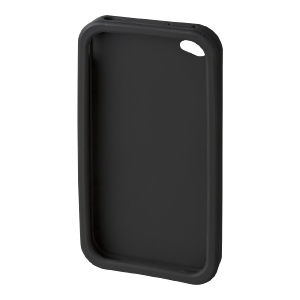 PDA-IPH66BK / iPhone4用シリコンケース(ブラック)