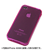 PDA-IPH67P iPhone4用TPUセミハードケース(ピンク) PDA-IPH67P / iPhone4用TPUセミハードケース(ピンク)