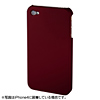 PDA-IPH69R iPhone4用ハードジャケット(レッド) PDA-IPH69R / iPhone4用ハードジャケット(レッド)