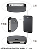 PDA-IPH69R / iPhone4用ハードジャケット（レッド）