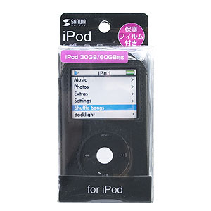 PDA-IPOD19BK / iPodレザーケース（ブラック）