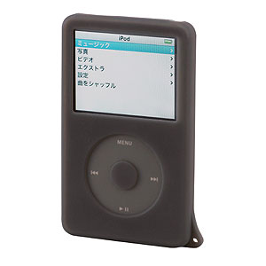 PDA-IPOD20BK / iPodシリコンケース（ブラック）