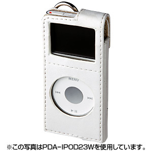 PDA-IPOD23BK / iPod nanoソフトケース（ブラック）