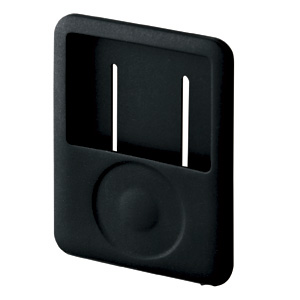 PDA-IPOD29BK / iPod nanoシリコンケース(ブラック)