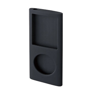 PDA-IPOD33BK / シリコンケース(ブラック)