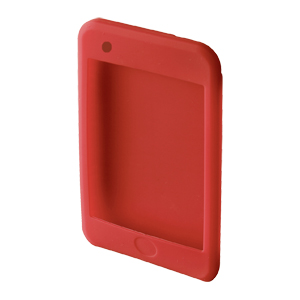 PDA-IPOD50R / iPod touchシリコンケース(レッド)