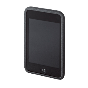 PDA-IPOD52BK / iPod touchシリコンケース（ブラック）