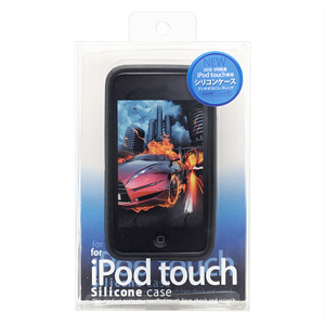PDA-IPOD56BK / iPod touch用シリコンケース（ブラック）　　