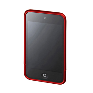 PDA-IPOD58R【iPod touch用ハードケース（レッド）】第4世代 iPod