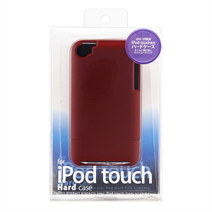 PDA-IPOD58R / iPod touch用ハードケース（レッド）
