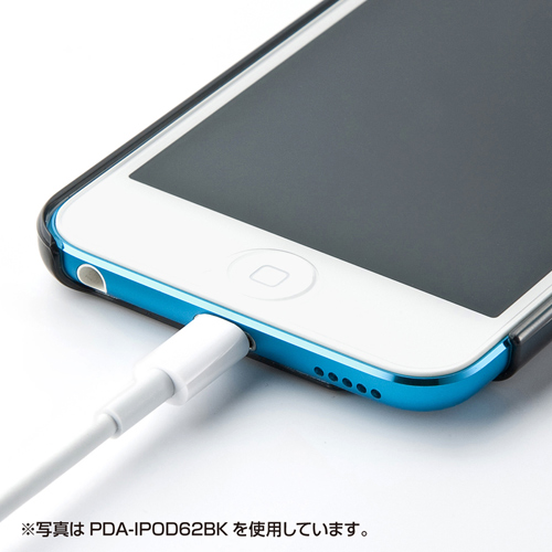 PDA-IPOD62BL / クリアハードケース （iPod touch 第5世代用・クリアブルー）