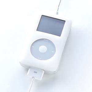 PDA-IPOD6W / iPodシリコンケース（ホワイト）