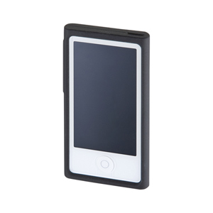 PDA-IPOD71BK / シリコンケース(iPod nano 第7世代用・ブラック)