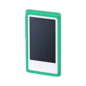 PDA-IPOD71G / シリコンケース(iPod nano 第7世代用・グリーン)