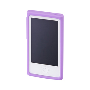 PDA-IPOD71V / シリコンケース(iPod nano 第7世代用・バイオレット)
