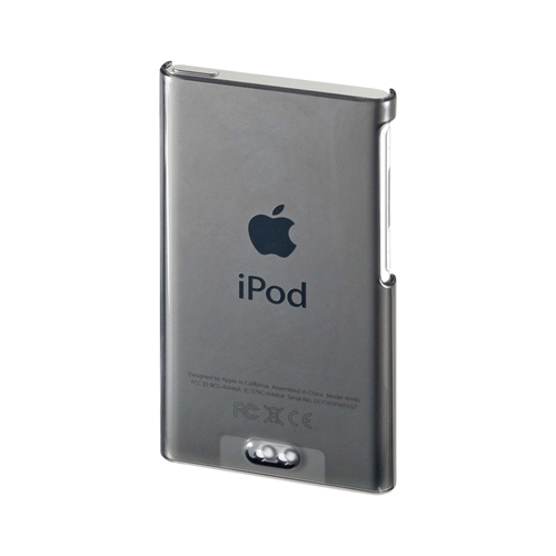 PDA-IPOD72BK / クリアハードケース（iPod nano 第7世代用・クリアブラック）