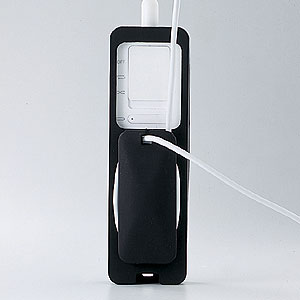 PDA-IPOD8BK / シャッフルシリコンプロテクター（ブラック）