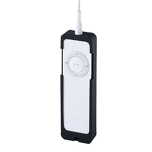 PDA-IPOD8BK / シャッフルシリコンプロテクター(ブラック)
