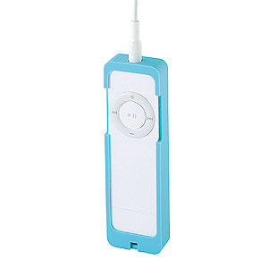 PDA-IPOD8BL / シャッフルシリコンプロテクター（ブルー）