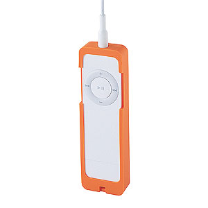 PDA-IPOD8D / シャッフルシリコンプロテクター(オレンジ)