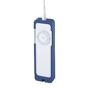 PDA-IPOD8NV / シャッフルシリコンプロテクター(ネイビー)