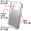 PDA-IS1BK / TPUセミハードケース（IS03用・ブラック）