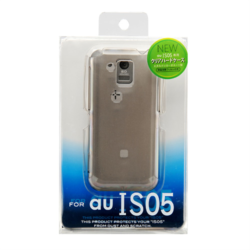 PDA-IS3BK / クリアハードケース(IS05用・ブラック)