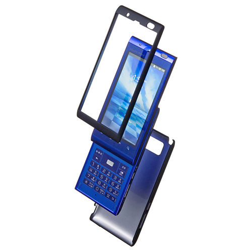 PDA-IS5BK / ラバーコーティングハードケース（au SHARP AQUOS PHONE IS11SH用）