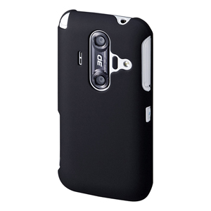 PDA-IS8BK / ラバーコーティングハードケース(au SHARP AQUOS PHONE IS12SH用)