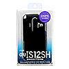 PDA-IS8BK ラバーコーティングハードケース(au SHARP AQUOS PHONE IS12SH用) PDA-IS8BK / ラバーコーティングハードケース(au SHARP AQUOS PHONE IS12SH用)