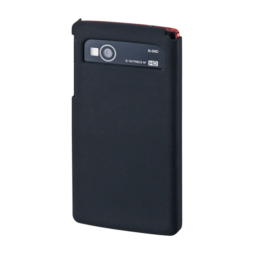 PDA-ME10BK / ラバーコーティングハードケース（NTTドコモ NECカシオ MEDIAS LTE用・ブラック）