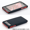 PDA-ME10R / ラバーコーティングハードケース（NTTドコモ NECカシオ MEDIAS LTE用・レッド）
