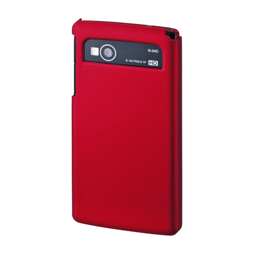 PDA-ME10R / ラバーコーティングハードケース（NTTドコモ NECカシオ MEDIAS LTE用・レッド）