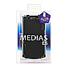 PDA-ME12BK ラバーコーティングハードケース(NTTドコモ NECカシオ MEDIAS ES用・ブラック) PDA-ME12BK / ラバーコーティングハードケース(NTTドコモ NECカシオ MEDIAS ES用・ブラック)