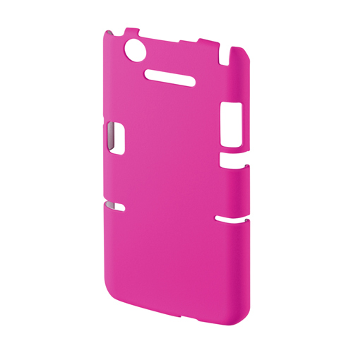 PDA-ME14P / ラバーコーティングハードケース（NTTドコモ NECカシオ MEDIAS X用・ピンク）