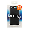 PDA-ME6BK ラバーコーティングハードケース(MEDIAS PP N-01D用) PDA-ME6BK / ラバーコーティングハードケース(MEDIAS PP N-01D用)
