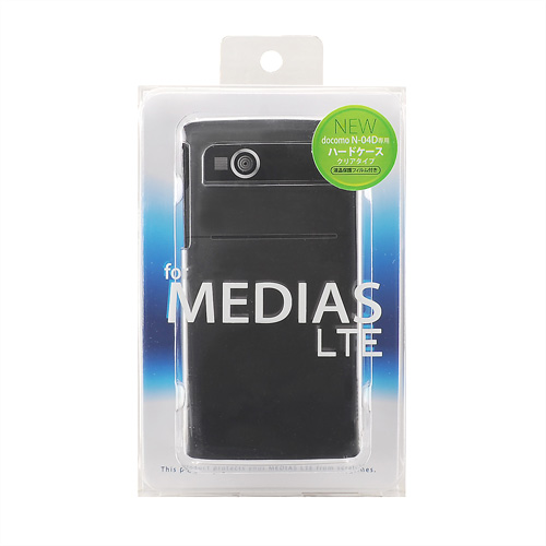 PDA-ME9CL / クリアハードケース（NTTドコモ NECカシオ MEDIAS LTE用・クリア）