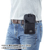 PDA-MGSG3BK / スキミング防止ポケット付きマルチガジェットケース（L)