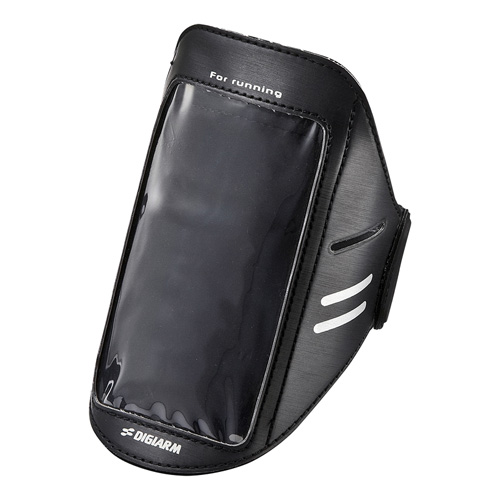 PDA-MP3C11BK / アームバンドスポーツケース（Lサイズ・ブラック）