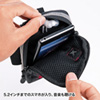 PDA-MP3C13BK 3WAYアームバンドケース(ブラック) PDA-MP3C13BK / 3WAYアームバンドケース(ブラック)