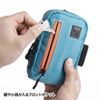 PDA-MP3C13BL 3WAYアームバンドケース(ブルー) PDA-MP3C13BL / 3WAYアームバンドケース(ブルー)