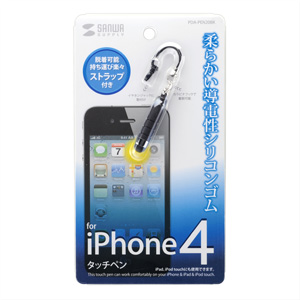 PDA-PEN20BK / iPhone4用タッチペン（ブラック）